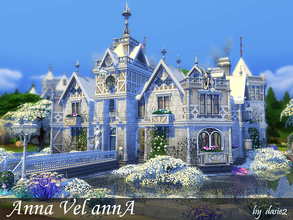 Sims 4 — Anna Vel annA by dasie22 — This wonderful, winter palace features four bedrooms, four bathrooms, a living room,