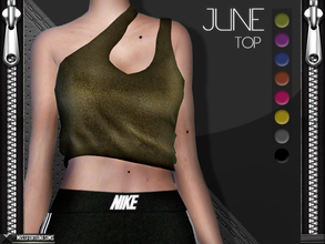 Sims 4 — MFS June Top by MissFortune — New Mesh - Standalone - 8 Colors - Custom thumbnail