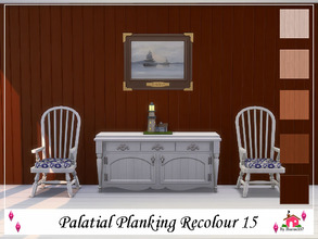 Sims 4 — Palatial Planking Wall Recolour 15 by sharon337 — Palatial Planking Wall in 5 different colours in all 3 Wall