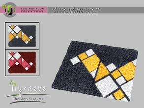 Sims 4 — Aura Kids Rug by NynaeveDesign — Aura Kids Room - Rug Located in: Decor - Rugs Price: 141 Tiles: 3x1 Color