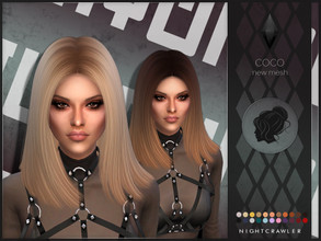 Sims 4 — Nightcrawler-Coco by Nightcrawler_Sims — NEW MESH T/E Smooth bone assignment All lods Ambient occlusion 22colors
