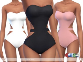 Sims 4 — Swimsuit One Piece Maui by MissSchokoLove — For the elegant appearance on the beach! Comes in 9 colours!