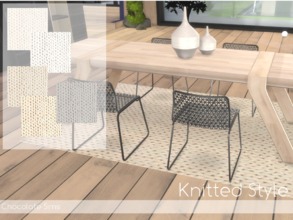 Sims 4 — Knitted Carpet Scandinavian Style by MissSchokoLove — This knitted carpet gives every room a scandinavian flair!