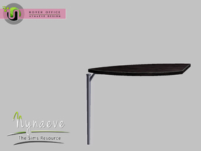 Sims 3 — Rover Desk Side (Left) by NynaeveDesign — Rover Office - Desk Side (Left) Located in: Surfaces - Accent Tables