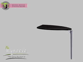 Sims 3 — Rover Desk Side (Right) by NynaeveDesign — Rover Office - Desk Side (Right) Located in: Surfaces - Accent Tables