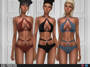 Sims 4 — ShakeProductions 107-1 by ShakeProductions — Outfits/Swimsuits Handpainted 12 Colors