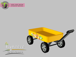 Sims 3 — Aura Toy Wagon by NynaeveDesign — Aura Kids Decor - Toy Wagon Located in: Kids - Toys Price: 141 Tiles: 0.5 x