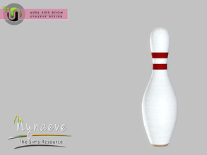 Sims 3 — Aura Bowling Pin by NynaeveDesign — Aura Kids Decor - Bowling Pin Located in: Kids - Toys Price: 141 Tiles: 0.5