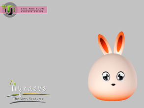 Sims 3 — Aura Night Light Bunny by NynaeveDesign — Aura Kids Decor - Night Light Bunny Located in: Lamps - Table Lamp
