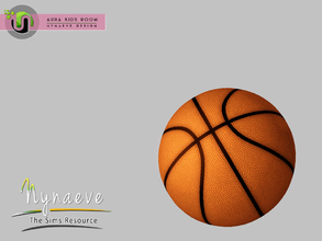 Sims 3 — Aura Basketball by NynaeveDesign — Aura Kids Decor - Basketball Located in: Kids - Toys Price: 141 Tiles: 0.5 x