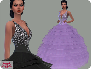 Sims 4 — Wedding Dress 15 RECOLOR 1 (Needs mesh) by Colores_Urbanos — 30 Options Need mesh, look at recommended. or