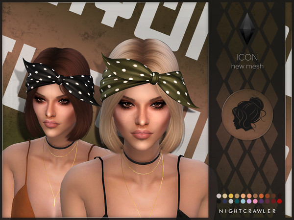 Sims 4 — Nightcrawler-Icon by Nightcrawler_Sims — NEW MESH T/E Smooth bone assignment All lods Ambient occlusion 22colors