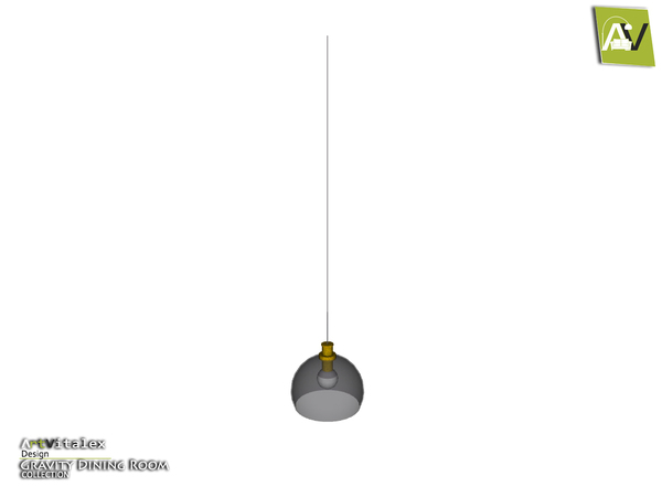 Sims 4 — Gravity Ceiling Lamp Middle Drop by ArtVitalex — - Gravity Ceiling Lamp Middle Drop - ArtVitalex@TSR, Mar
