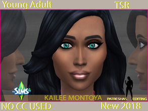 Sims 4 — Kailee Montoya by patreshasediting2 — Kailee Montoya is a gorgeous female who i enjoyed creating. Would love