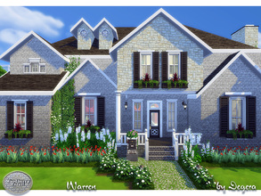 Sims 4 — Warren by Degera — Stunning family home featuring six bedrooms, four bathrooms, formal living and dining rooms,
