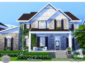 Sims 4 — Wilhelmina by Degera — Lovely traditional family home featuring four bedrooms, three bathrooms, formal living