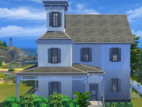 Sims 4 — Weathered Cottage by texxasrose — If you listen late at night, you can hear the walls creak in this ancient