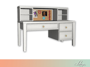 Sims 4 — Heidi Bedroom Desk by Lulu265 — Part of the Heidi Bedroom Set 