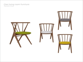Sims 4 — [Cleo livingroom] - living chair by Severinka_ — Living chair From the set 'Cleo livingroom' Build / Buy
