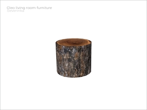 Sims 4 — [Cleo livingroom] - stump table by Severinka_ — Stump table From the set 'Cleo livingroom' Build / Buy category: