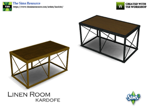 Sims 3 — kardofe_Linen Room_End Table by kardofe — Small side table, is great next to the sofa