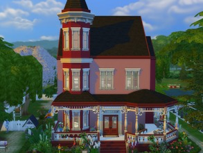 Sims 4 — Hammersmith Mansion by texxasrose — Built in 1873, the Hammersmith Mansion has been renovated to fully modern