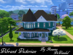 Sims 4 — Vibrant Victorian by Rowena DeVandal — The Victorian era was one of grand elegance, and this is reflected here