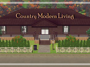 Sims 3 — Country Modern Living by artepella — This lot was built with base game and pets expansion in Appaloosa Plains.