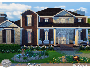 Sims 4 — Winchester by Degera — Traditional family home featuring five bedrooms (four up, one down) and five bathrooms.