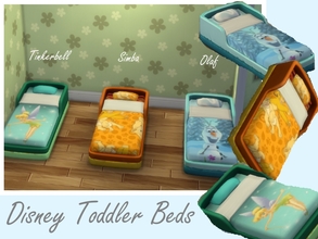 Sims 4 — Disney Toddler Beds by luckylibran242 — Does your toddler need help getting to sleep? Send them away with the