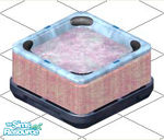 Sims 1 — Pretty in Pink HotTub by Shinija — The Pretty In Pink Hot Tub is sure to be a hit at your next party. Not only