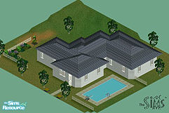 Sims 1 — The Bradford "Urban Sprawl" by Harmonie — Beautifully designed house with a neighbourly feel. 2