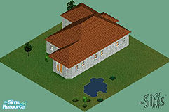 Sims 1 — The Bradford "Marvelle" by Harmonie — "Marvelle" at this quaint, 2 bedroom, 1 bathroom house