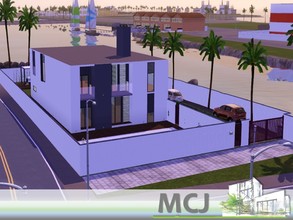 Sims 3 — Casa Rodrigues | Villa City by ritamartins18 — House Sea-Shore with a modern architecture divided into 2 floors