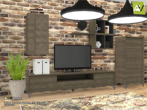 Sims 4 — Lena Living Room TV Units by ArtVitalex — - Lena Living Room TV Units - ArtVitalex@TSR, Apr 2018 - All objects