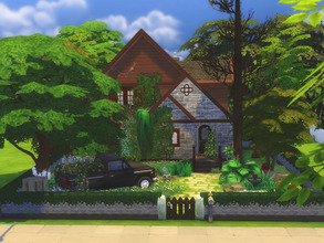 Sims 4 — Abandoned home / NO CC by residentsim — Abandoned by a family some years ago, this charming cottage have been
