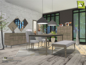 Sims 4 — Natura Dining Room by ArtVitalex — - Natura Dining Room - ArtVitalex@TSR, Apr 2018 - All objects three has a