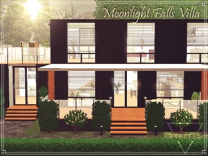 Sims 3 — Moonlight Falls Villa by artepella — Villa built in Moonlight Falls. No CC in it. It have 2 stories. On 1st are