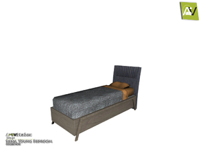 Sims 3 — Siena Bed by ArtVitalex — - Siena Bed - ArtVitalex@TSR, Apr 2018