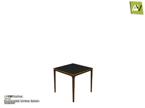 Sims 3 — Baltimore End Table by ArtVitalex — - Baltimore End Table - ArtVitalex@TSR, Apr 2018