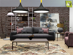 Sims 3 — Baltimore Living Room by ArtVitalex — - Baltimore Living Room - ArtVitalex@TSR, Apr 2018 - All objects are