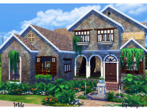 Sims 4 — Milo by Degera — Fabulous family home featuring four bedrooms, four bathrooms, a laundry room, living room with