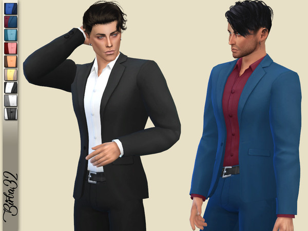 Sims 4 — Tony Jacket by Birba32 — I was a bit bored about this jackets and didn't like colours so I made some new. I hope