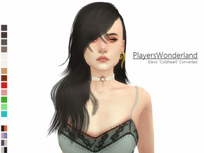 Sims 4 — Elexis' Coldheart Hairstyle Converted by PlayersWonderland — **Elexis gave permission to convert this hairstyle