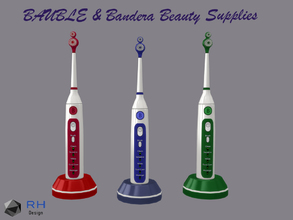 Sims 4 — Bauble B&C Electric Toothbrush by RightHearted — An electrical toothbrush that has two distinct, moving