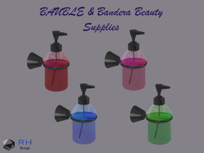 Sims 4 — BAUBLE B&C Wall Soap Dispenser by RightHearted — Use these bathroom accessories from BAUBLE Skincare to make
