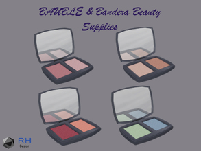 Sims 4 — Bauble B&C Powder Box by RightHearted — Express another side of yourself every day with Bandera Cosmetics'