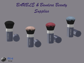 Sims 4 — Bauble B&C Powder Brush by RightHearted — Don't fancy small and slim brushes, because it slips out from your