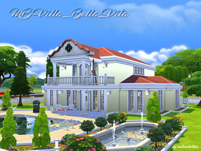 Sims 4 — MB-Villa_Bella_Vita    by matomibotaki — Large and noble family home for uptown tastes and living quality,