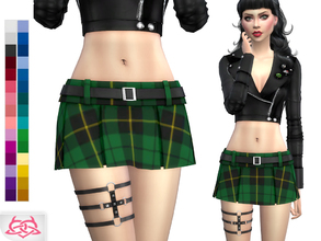 Sims 4 — GarterGoth 1 by Colores_Urbanos — 30 options - find it in category of bracelets New mesh made by me - Your game